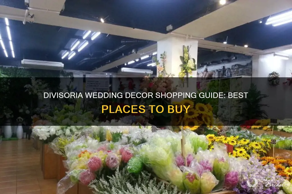 where to buy wedding decorations in divisoria