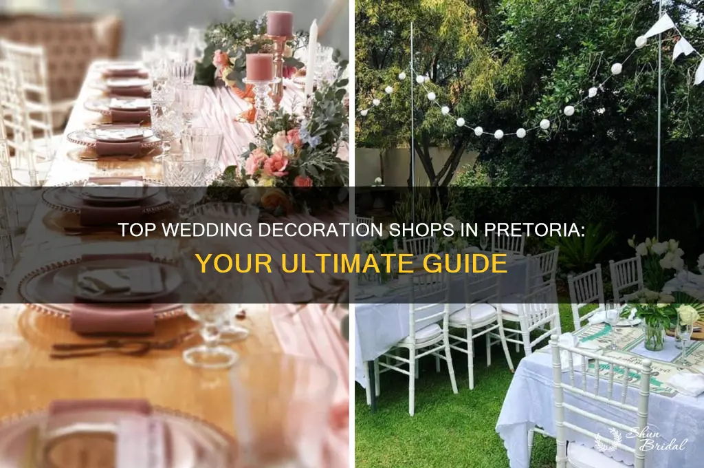 where to buy wedding decorations in pretoria