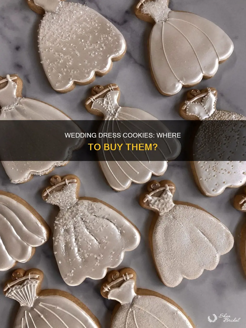 where to buy wedding dress cookies