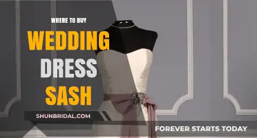 The Perfect Wedding Dress Sash: Where to Buy