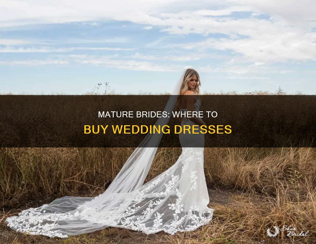 where to buy wedding dresses for older brides
