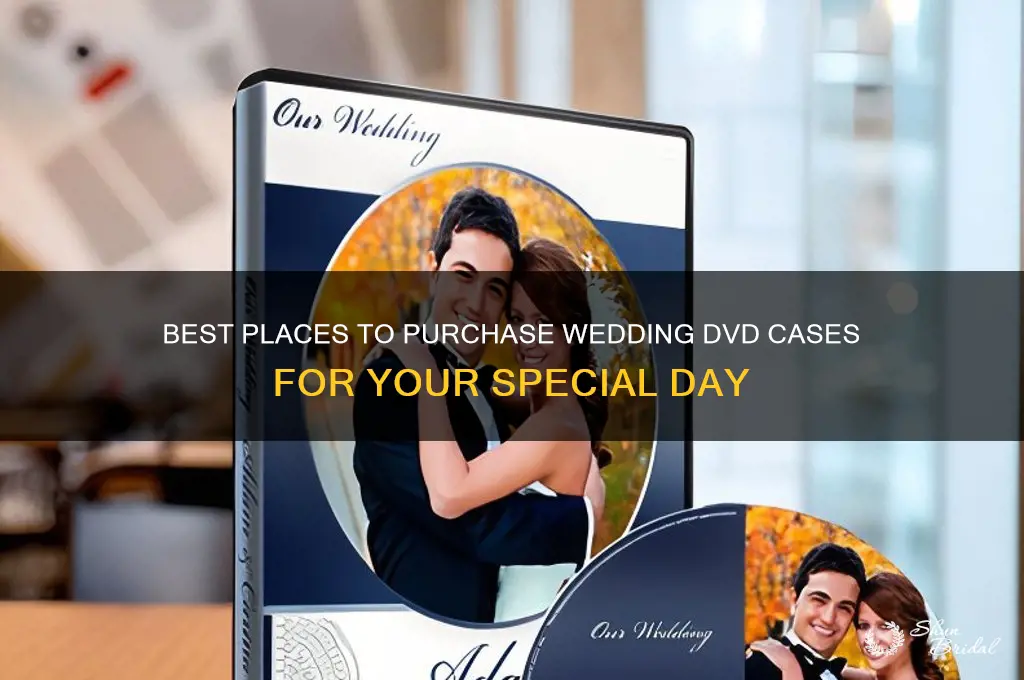 where to buy wedding dvd cases