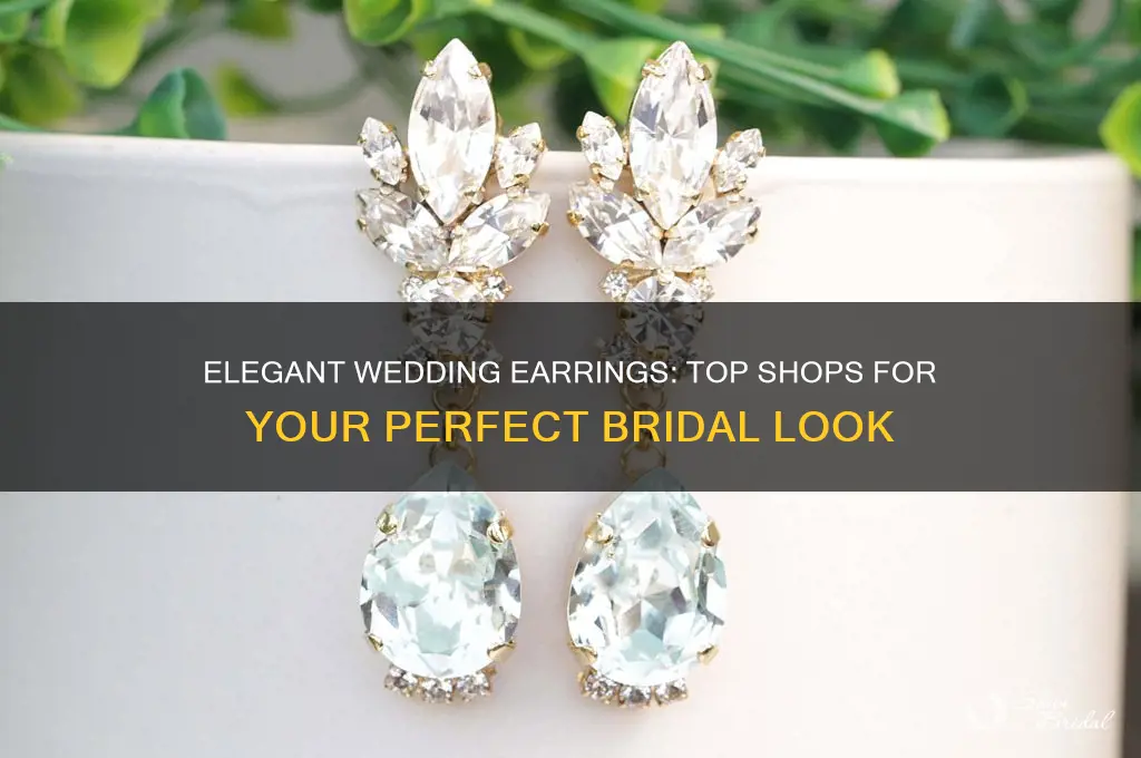 where to buy wedding earrings