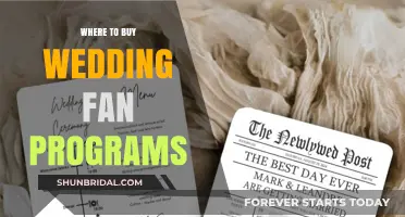Elegant Wedding Fan Programs: Top Retailers and Online Sources