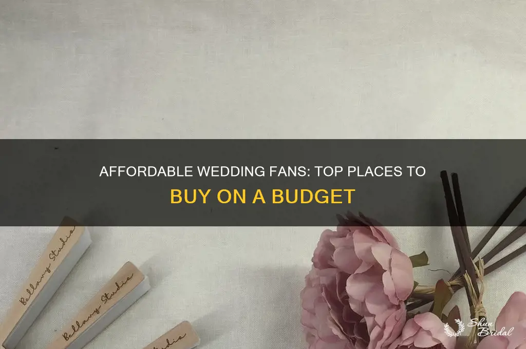 where to buy wedding fans cheap