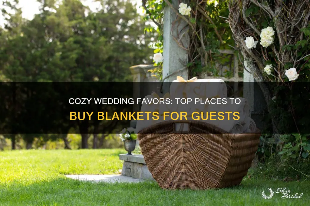 where to buy wedding favor blankets