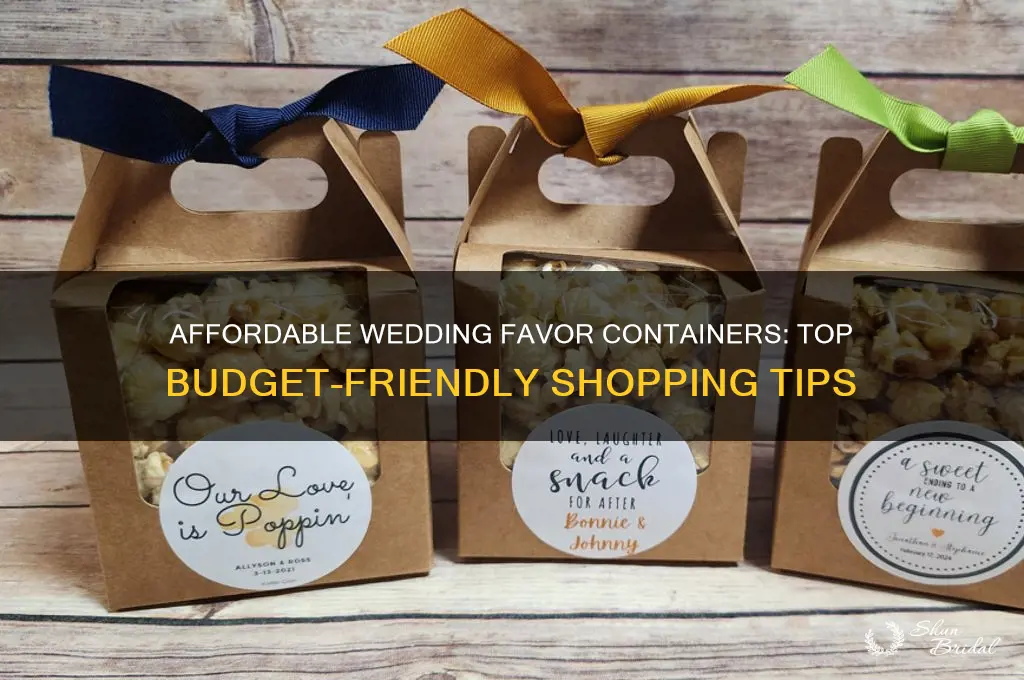 where to buy wedding favor containers for cheap