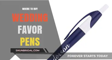 Elegant Wedding Favor Pens: Top Places to Purchase Your Perfect Gifts