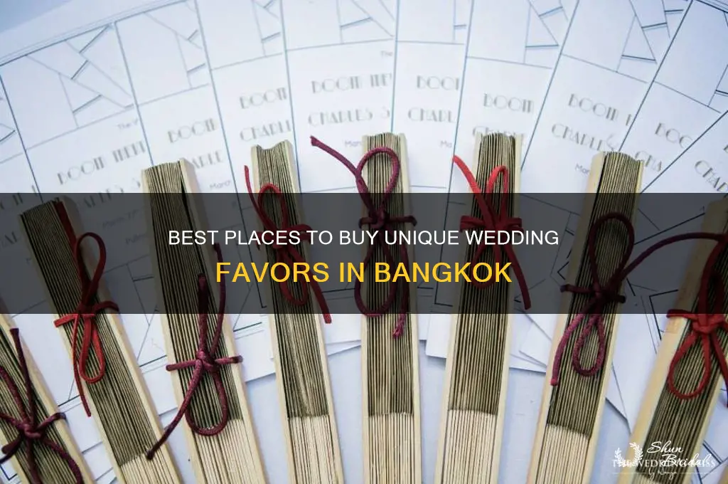 where to buy wedding favors in bangkok