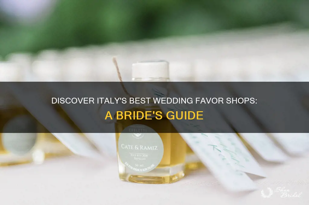 where to buy wedding favors in italy