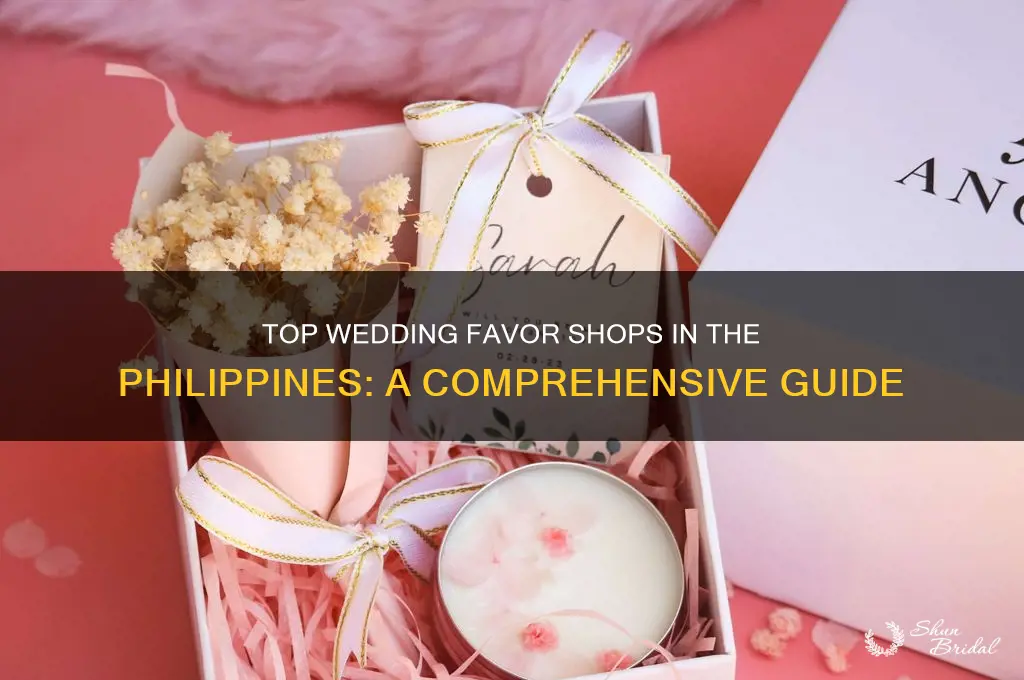 where to buy wedding favors in the philippines