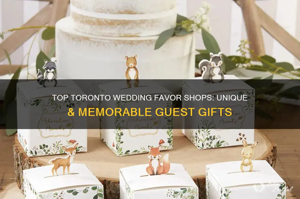 where to buy wedding favors in toronto