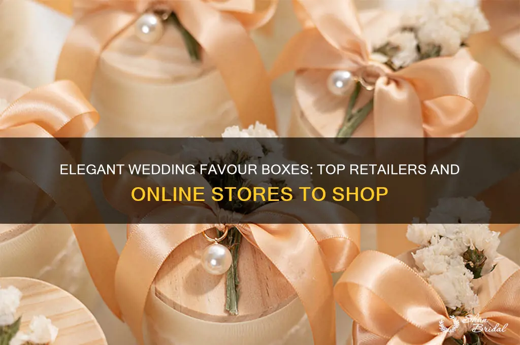 where to buy wedding favour boxes