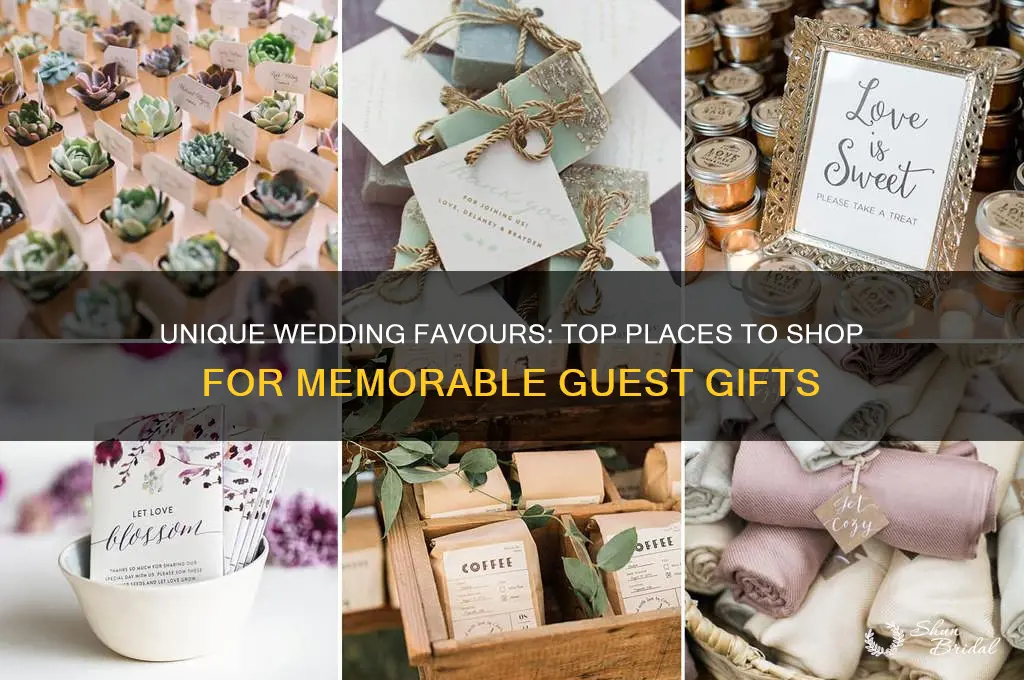 where to buy wedding favours