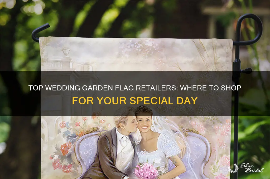 where to buy wedding garden flag