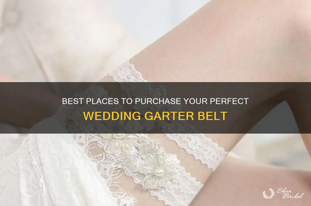where to buy wedding garter belt
