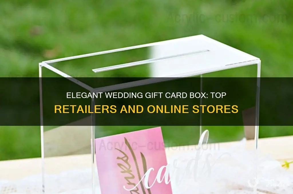 where to buy wedding gift card box