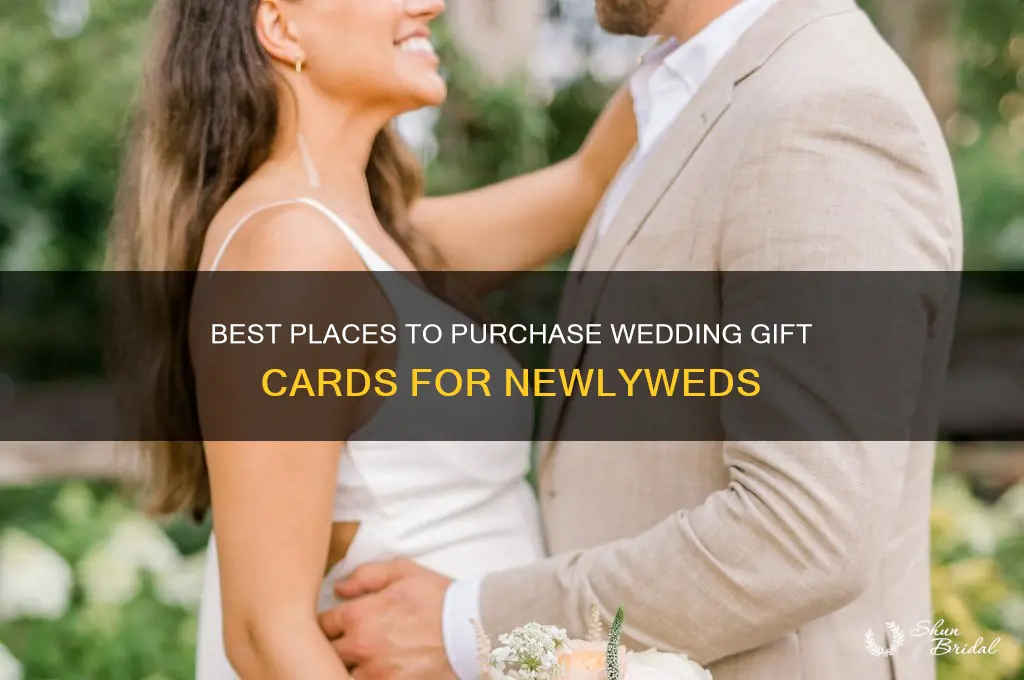 where to buy wedding gift card