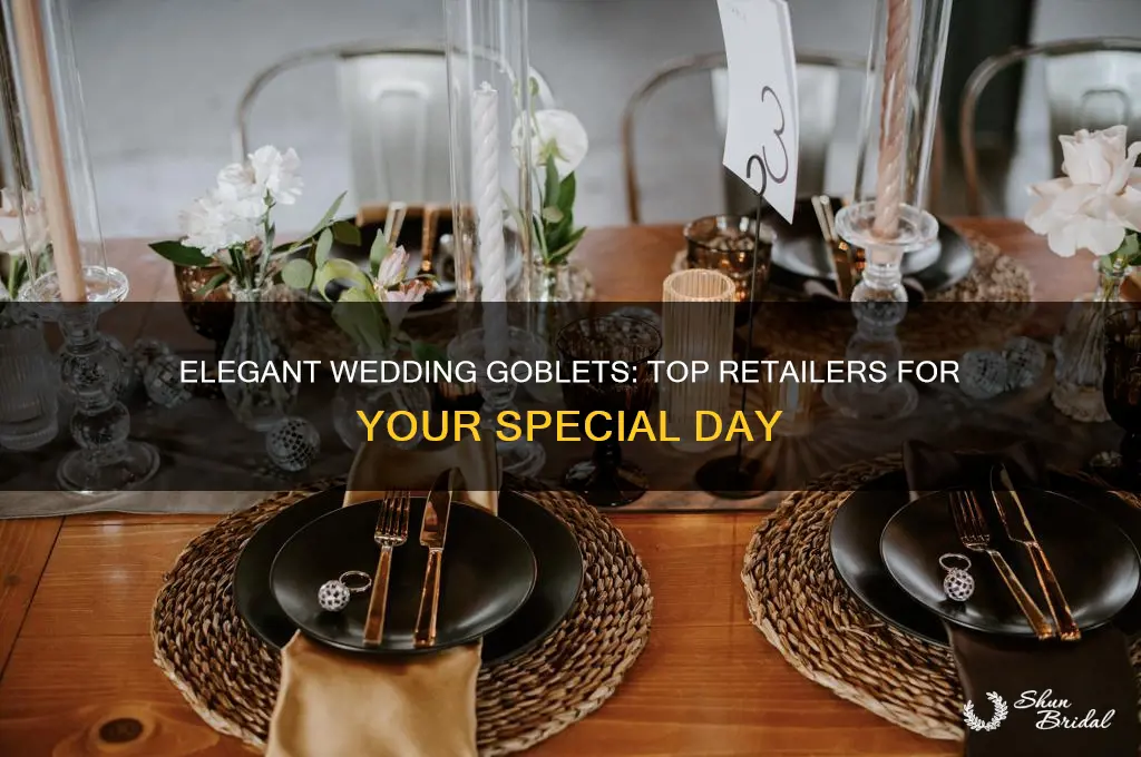 where to buy wedding goblets