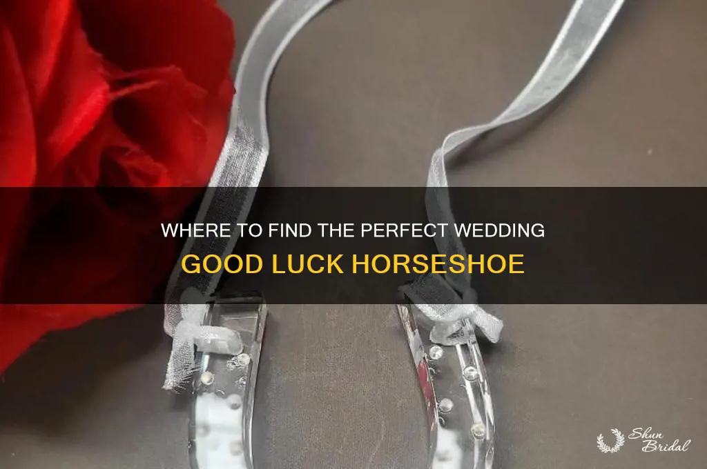 where to buy wedding good luck horseshoe