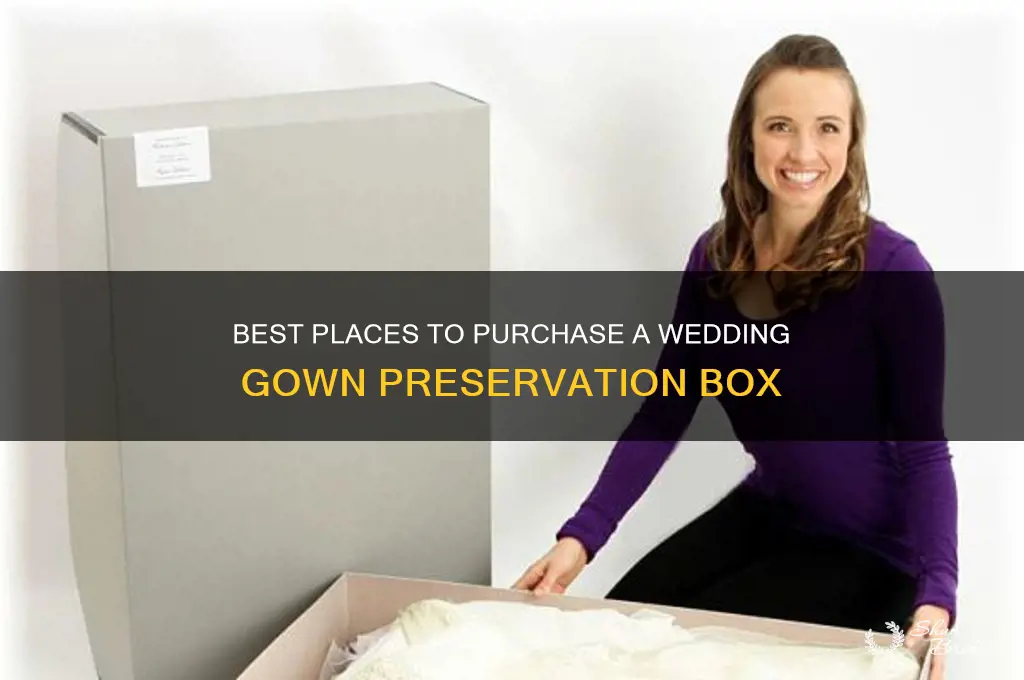 where to buy wedding gown box
