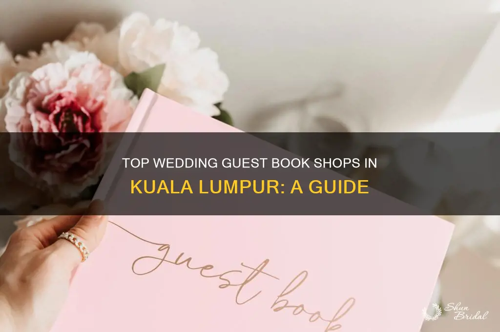 where to buy wedding guest book in kl