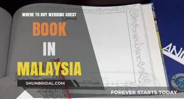 Top Wedding Guest Book Shops in Malaysia: A Comprehensive Guide