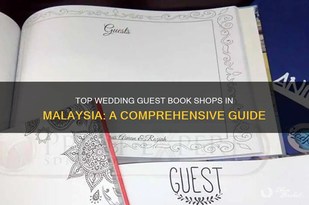 where to buy wedding guest book in malaysia