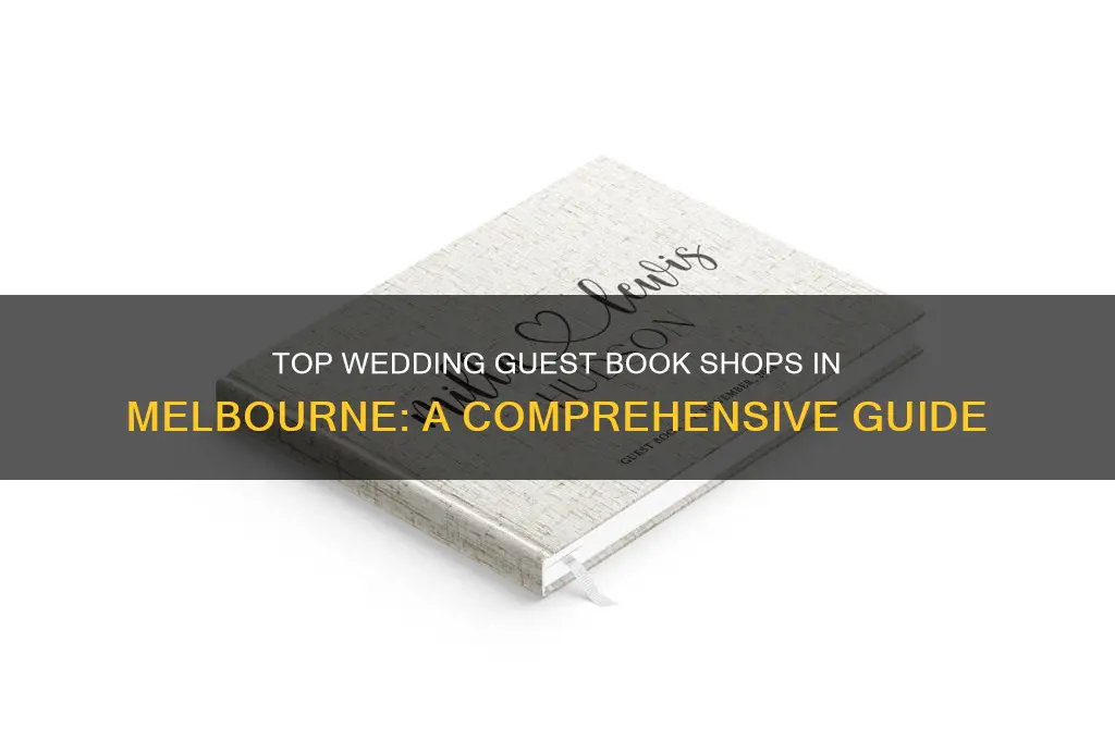 where to buy wedding guest book in melbourne