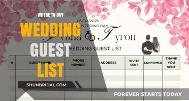 Top Places to Purchase Wedding Guest List Templates Online