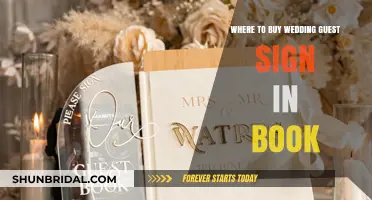 Elegant Wedding Guest Sign-In Books: Top Places to Purchase