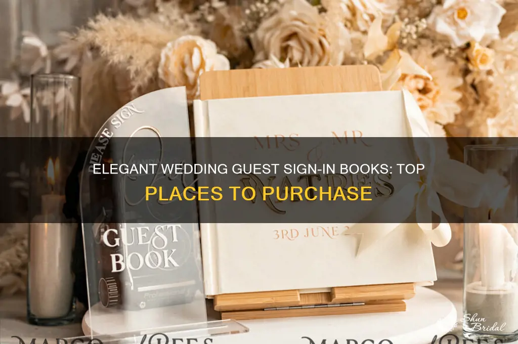 where to buy wedding guest sign in book