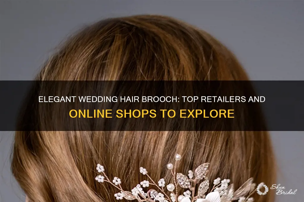 where to buy wedding hair brooch