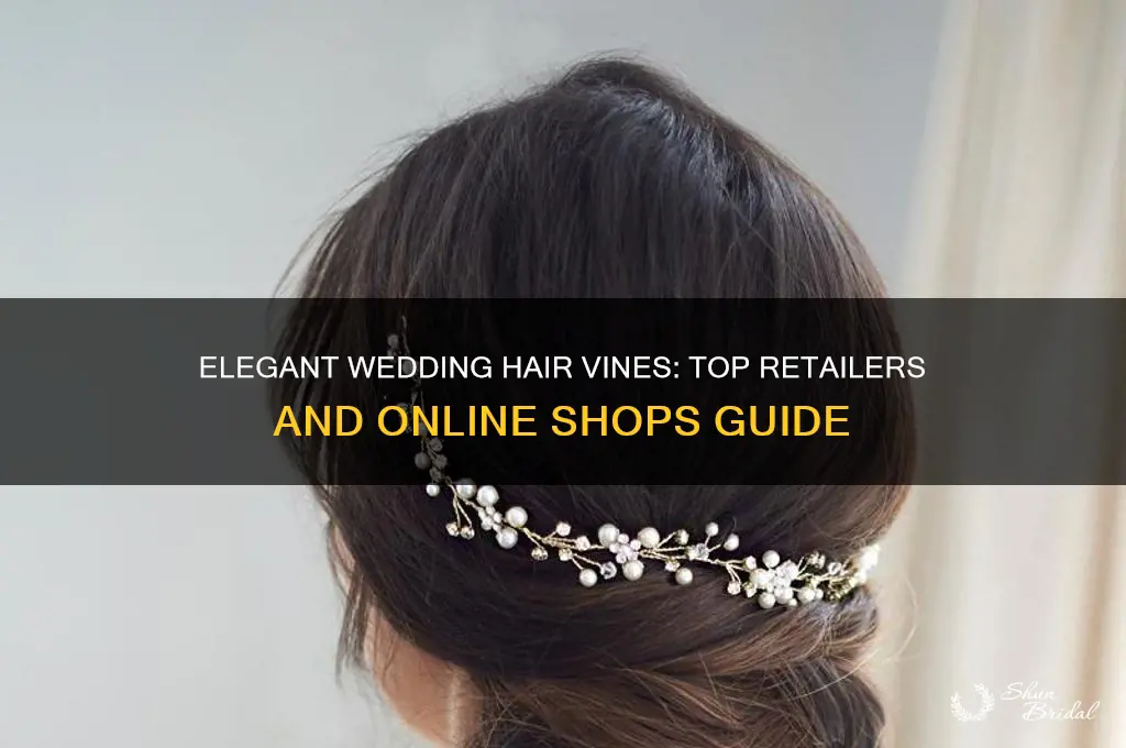 where to buy wedding hair vines