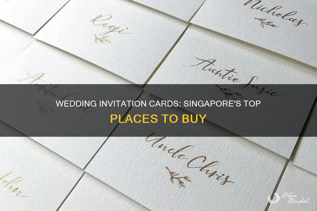 where to buy wedding invitation cards in singapore