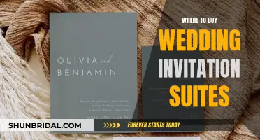 Invitation Suites: Where to Buy for Your Wedding