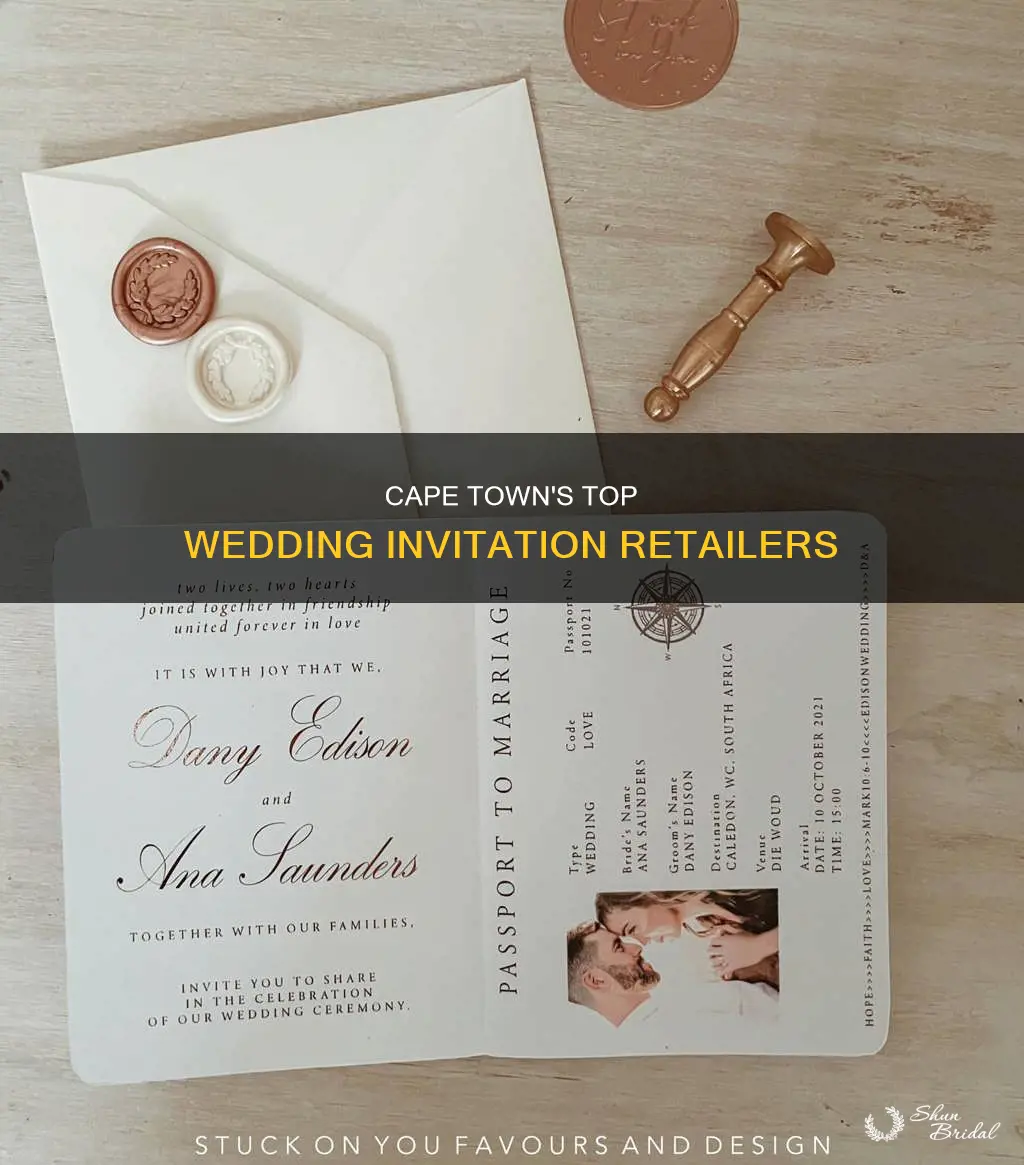 where to buy wedding invitations in cape town