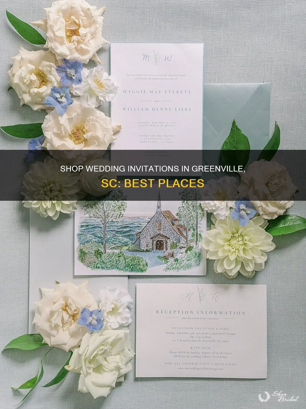 where to buy wedding invitations in greenville sc