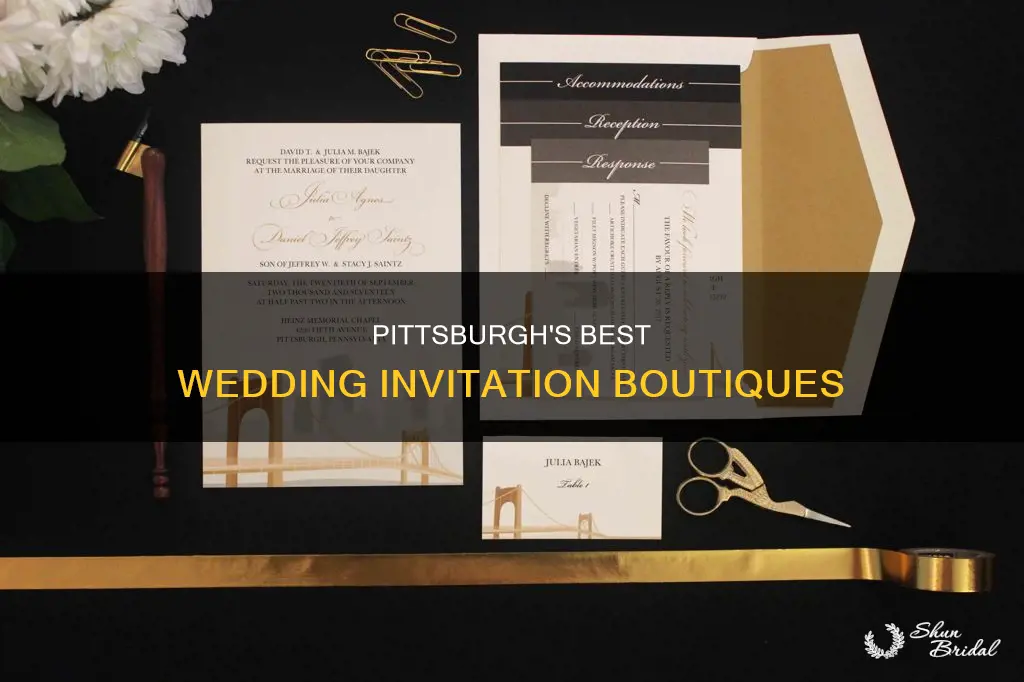 where to buy wedding invitations in pittsburgh