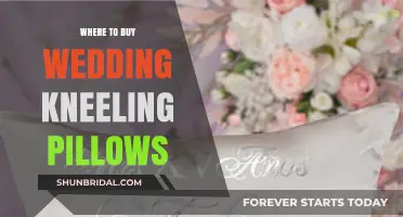 Elegant Wedding Kneeling Pillows: Top Stores for Your Special Day