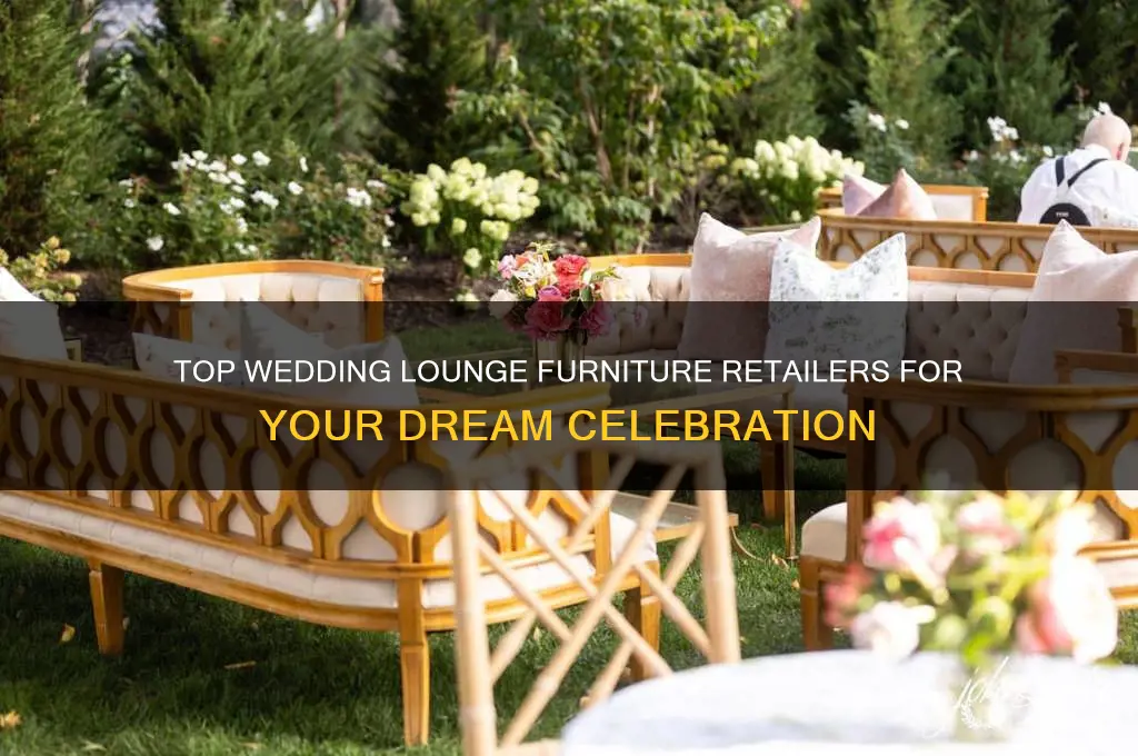 where to buy wedding lounge furniture
