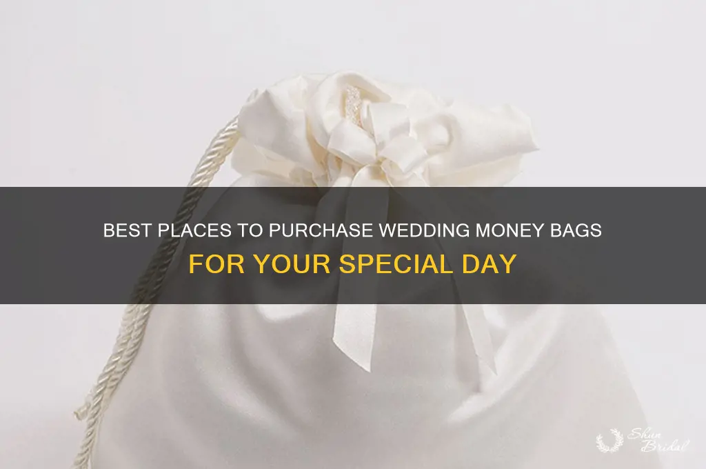 where to buy wedding money bag