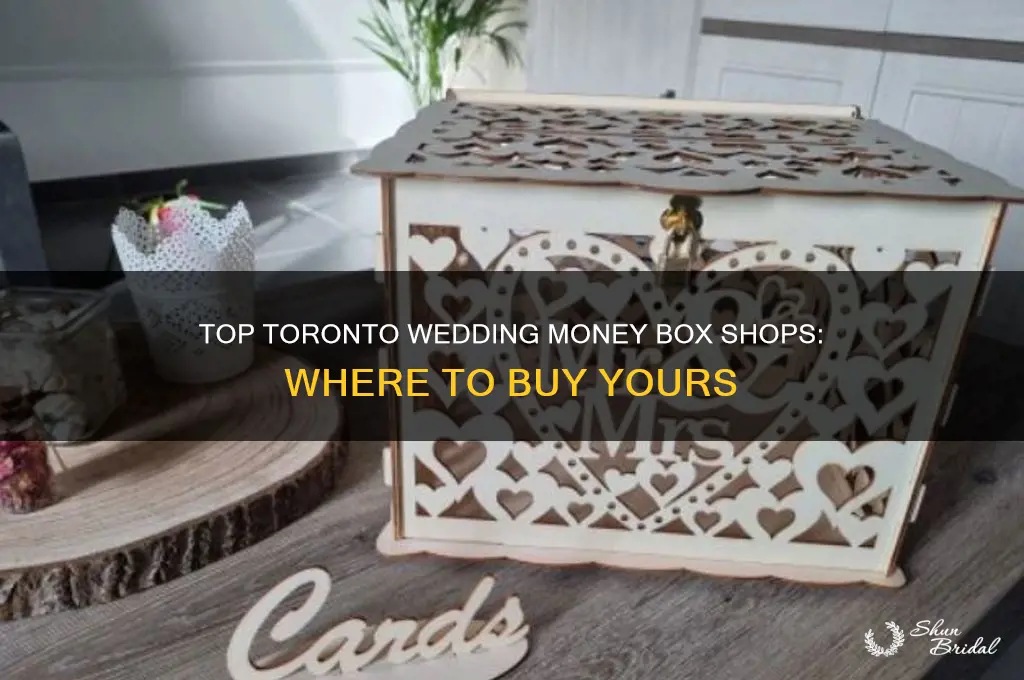where to buy wedding money box toronto