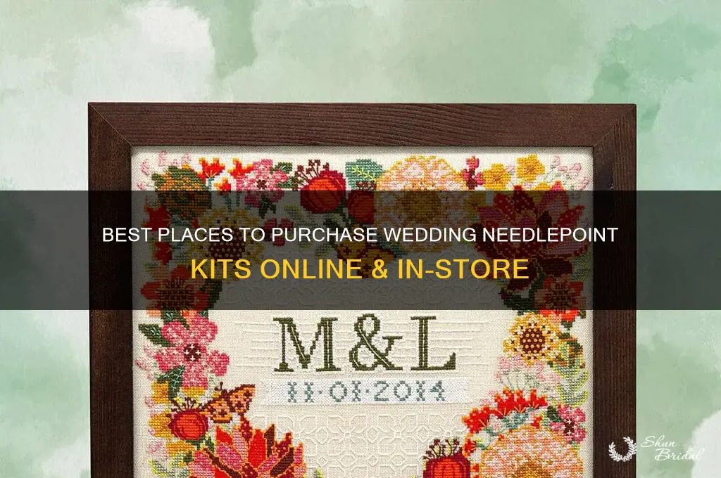 where to buy wedding needlepoint kits