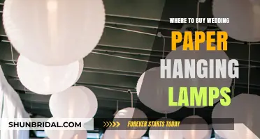 Elegant Wedding Decor: Top Places to Buy Paper Hanging Lamps