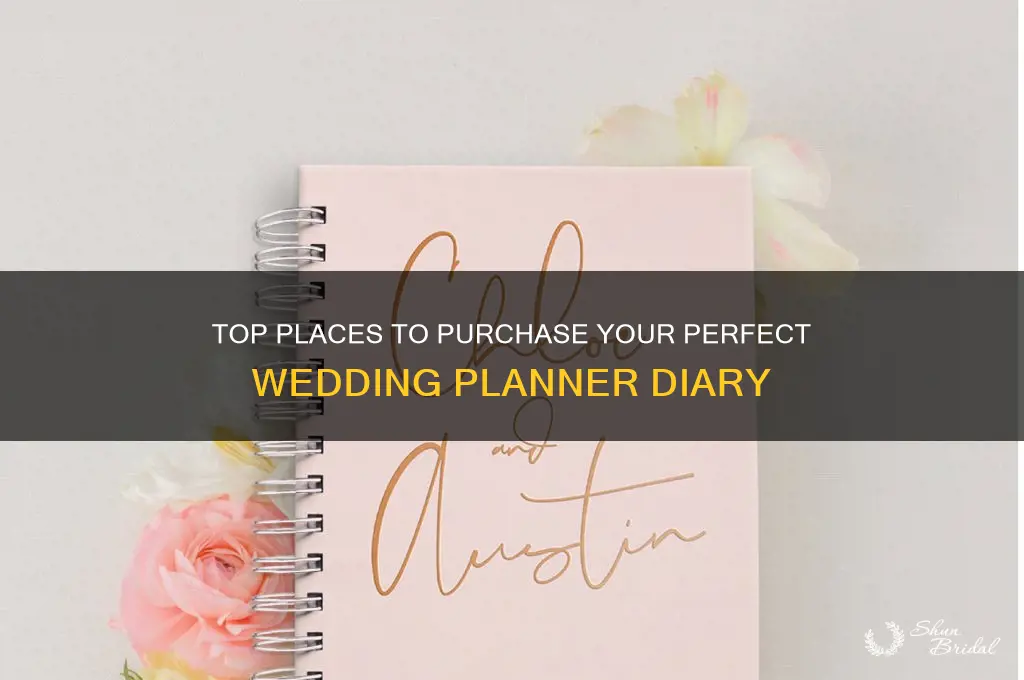 where to buy wedding planner diary