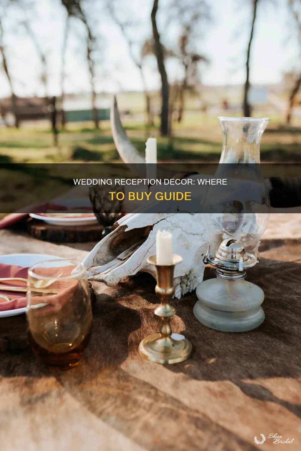 where to buy wedding reception decorations