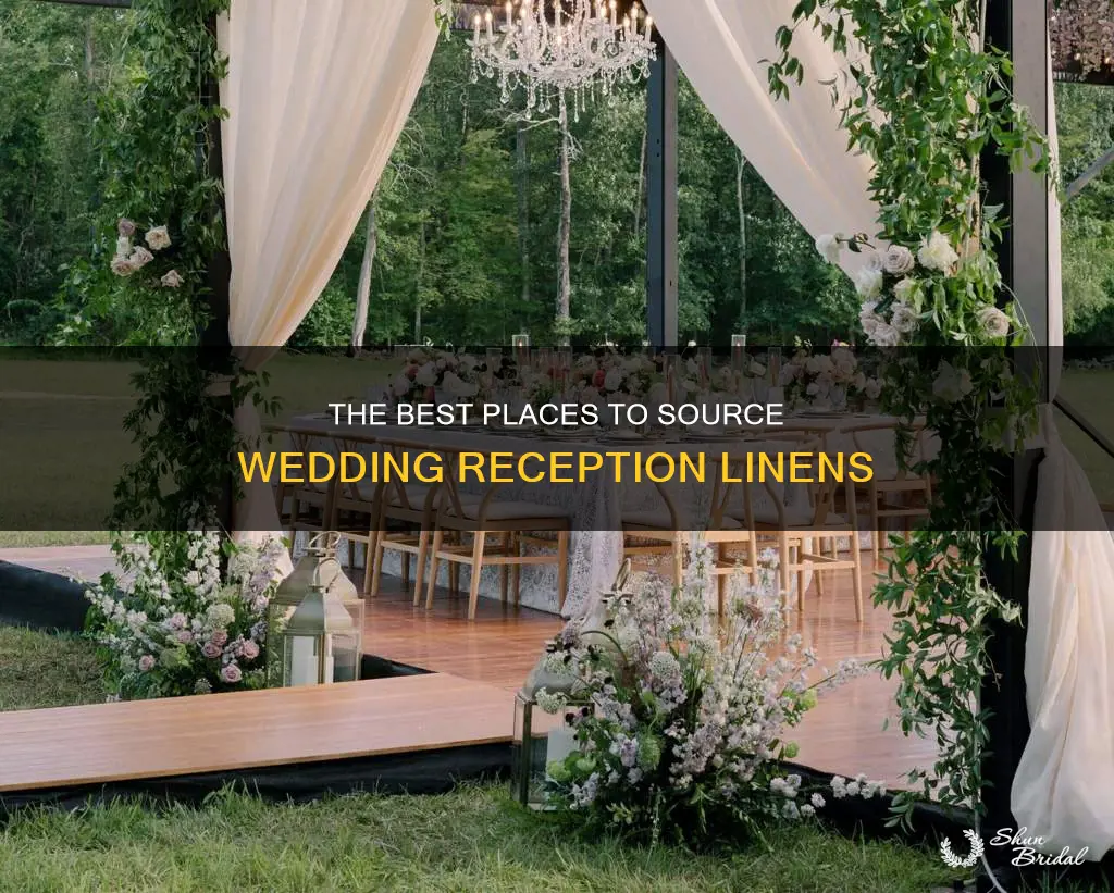 where to buy wedding reception linens