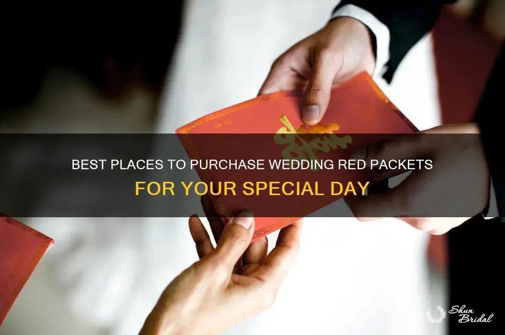 where to buy wedding red packet