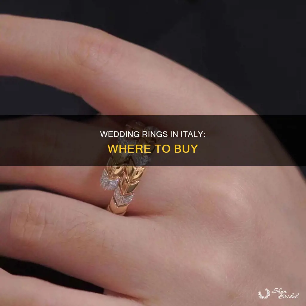 where to buy wedding rings in italy